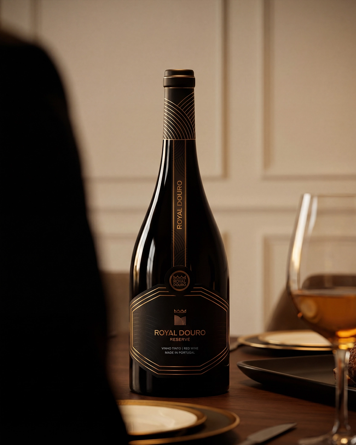 Garrafa Royal Douro em detalhe